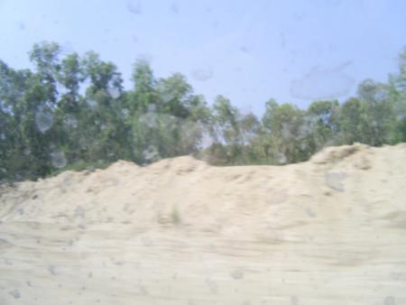 rien que du  sable.