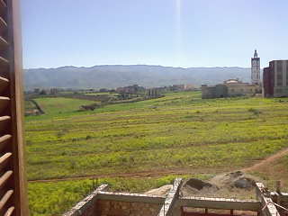 vue sur la mosquée de krona...prise de chez hanane